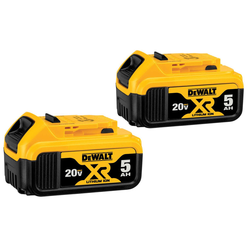 BATTERIE DEWALT DCB205-2 BLOC-PILE AU LITHIUM-ION 20V MAX XR (5.0AH) 2 BATTERIES/PAQUET