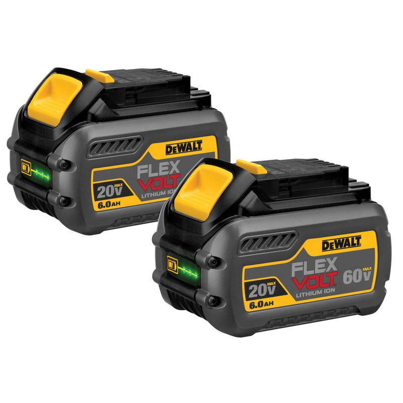BLOC-PILE FLEXVOLT 20V/60V MAX (6.0AH) 2 BATTERIES/PAQUET